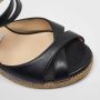 Jimmy Choo Pre-owned Leather sandals Black Dames - Thumbnail 6