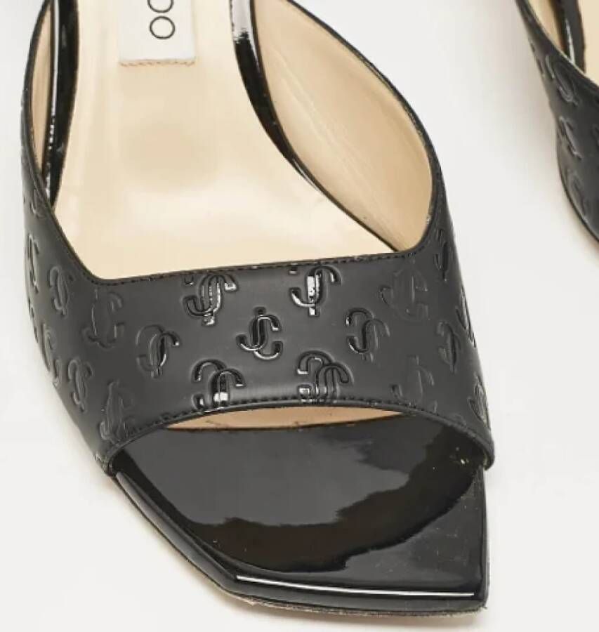 Jimmy Choo Pre-owned Leather sandals Black Dames