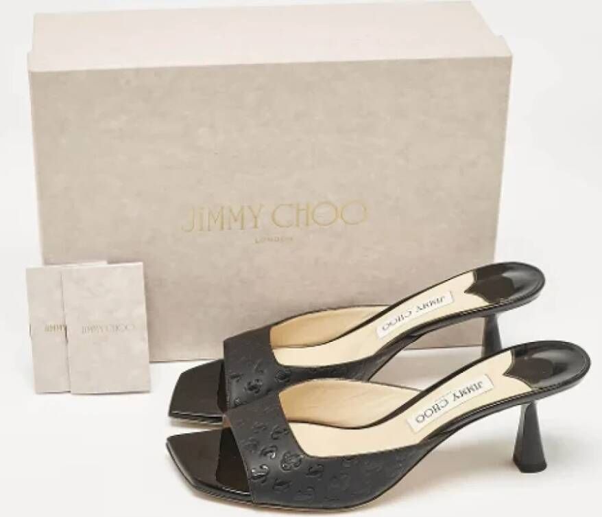 Jimmy Choo Pre-owned Leather sandals Black Dames