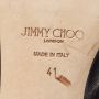 Jimmy Choo Pre-owned Leather sandals Black Dames - Thumbnail 6