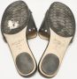 Jimmy Choo Pre-owned Leather sandals Black Dames - Thumbnail 4