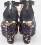 Jimmy Choo Pre-owned Leather sandals Blue Dames - Thumbnail 5