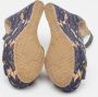 Jimmy Choo Pre-owned Leather sandals Blue Dames - Thumbnail 6