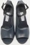 Jimmy Choo Pre-owned Leather sandals Blue Dames - Thumbnail 3