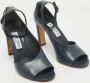 Jimmy Choo Pre-owned Leather sandals Blue Dames - Thumbnail 4