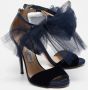 Jimmy Choo Pre-owned Leather sandals Blue Dames - Thumbnail 4