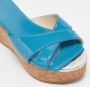 Jimmy Choo Pre-owned Leather sandals Blue Dames - Thumbnail 7