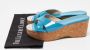 Jimmy Choo Pre-owned Leather sandals Blue Dames - Thumbnail 9