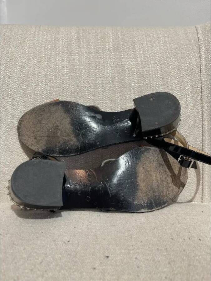 Jimmy Choo Pre-owned Leather sandals Brown Dames