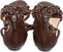 Jimmy Choo Pre-owned Leather sandals Brown Dames - Thumbnail 4