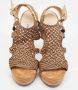 Jimmy Choo Pre-owned Leather sandals Brown Dames - Thumbnail 2