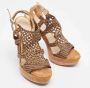 Jimmy Choo Pre-owned Leather sandals Brown Dames - Thumbnail 3