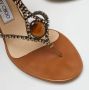 Jimmy Choo Pre-owned Leather sandals Brown Dames - Thumbnail 7