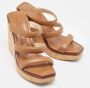 Jimmy Choo Pre-owned Leather sandals Brown Dames - Thumbnail 4