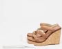 Jimmy Choo Pre-owned Leather sandals Brown Dames - Thumbnail 9