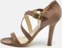 Jimmy Choo Pre-owned Leather sandals Brown Dames - Thumbnail 2