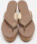 Jimmy Choo Pre-owned Leather sandals Brown Dames - Thumbnail 3