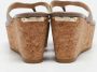 Jimmy Choo Pre-owned Leather sandals Brown Dames - Thumbnail 5