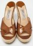 Jimmy Choo Pre-owned Leather sandals Brown Dames - Thumbnail 3