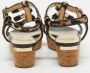 Jimmy Choo Pre-owned Leather sandals Brown Dames - Thumbnail 4