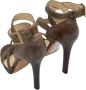 Jimmy Choo Pre-owned Leather sandals Brown Dames - Thumbnail 3