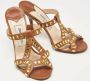 Jimmy Choo Pre-owned Leather sandals Brown Dames - Thumbnail 3