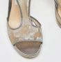 Jimmy Choo Pre-owned Leather sandals Gray Dames - Thumbnail 7