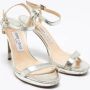 Jimmy Choo Pre-owned Leather sandals Gray Dames - Thumbnail 4