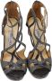 Jimmy Choo Pre-owned Leather sandals Gray Dames - Thumbnail 2