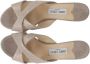 Jimmy Choo Pre-owned Leather sandals Gray Dames - Thumbnail 5