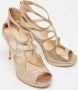 Jimmy Choo Pre-owned Leather sandals Gray Dames - Thumbnail 4