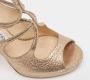 Jimmy Choo Pre-owned Leather sandals Gray Dames - Thumbnail 7