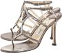 Jimmy Choo Pre-owned Leather sandals Gray Dames - Thumbnail 3