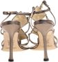 Jimmy Choo Pre-owned Leather sandals Gray Dames - Thumbnail 4