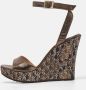 Jimmy Choo Pre-owned Leather sandals Gray Dames - Thumbnail 2