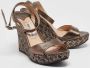 Jimmy Choo Pre-owned Leather sandals Gray Dames - Thumbnail 4