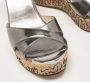 Jimmy Choo Pre-owned Leather sandals Gray Dames - Thumbnail 7