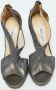 Jimmy Choo Pre-owned Leather sandals Gray Dames - Thumbnail 2