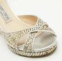 Jimmy Choo Pre-owned Leather sandals Gray Dames - Thumbnail 5