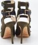 Jimmy Choo Pre-owned Leather sandals Green Dames - Thumbnail 5