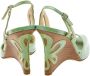 Jimmy Choo Pre-owned Leather sandals Green Dames - Thumbnail 4