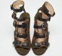 Jimmy Choo Pre-owned Leather sandals Green Dames - Thumbnail 3