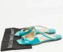 Jimmy Choo Pre-owned Leather sandals Green Dames - Thumbnail 9