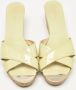 Jimmy Choo Pre-owned Leather sandals Green Dames - Thumbnail 3