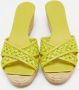 Jimmy Choo Pre-owned Leather sandals Green Dames - Thumbnail 3