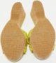 Jimmy Choo Pre-owned Leather sandals Green Dames - Thumbnail 6