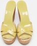 Jimmy Choo Pre-owned Leather sandals Green Dames - Thumbnail 3