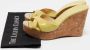 Jimmy Choo Pre-owned Leather sandals Green Dames - Thumbnail 9