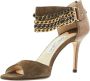 Jimmy Choo Pre-owned Leather sandals Green Dames - Thumbnail 4