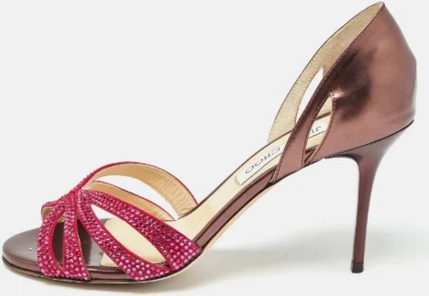 Jimmy Choo Pre-owned Leather sandals Multicolor Dames